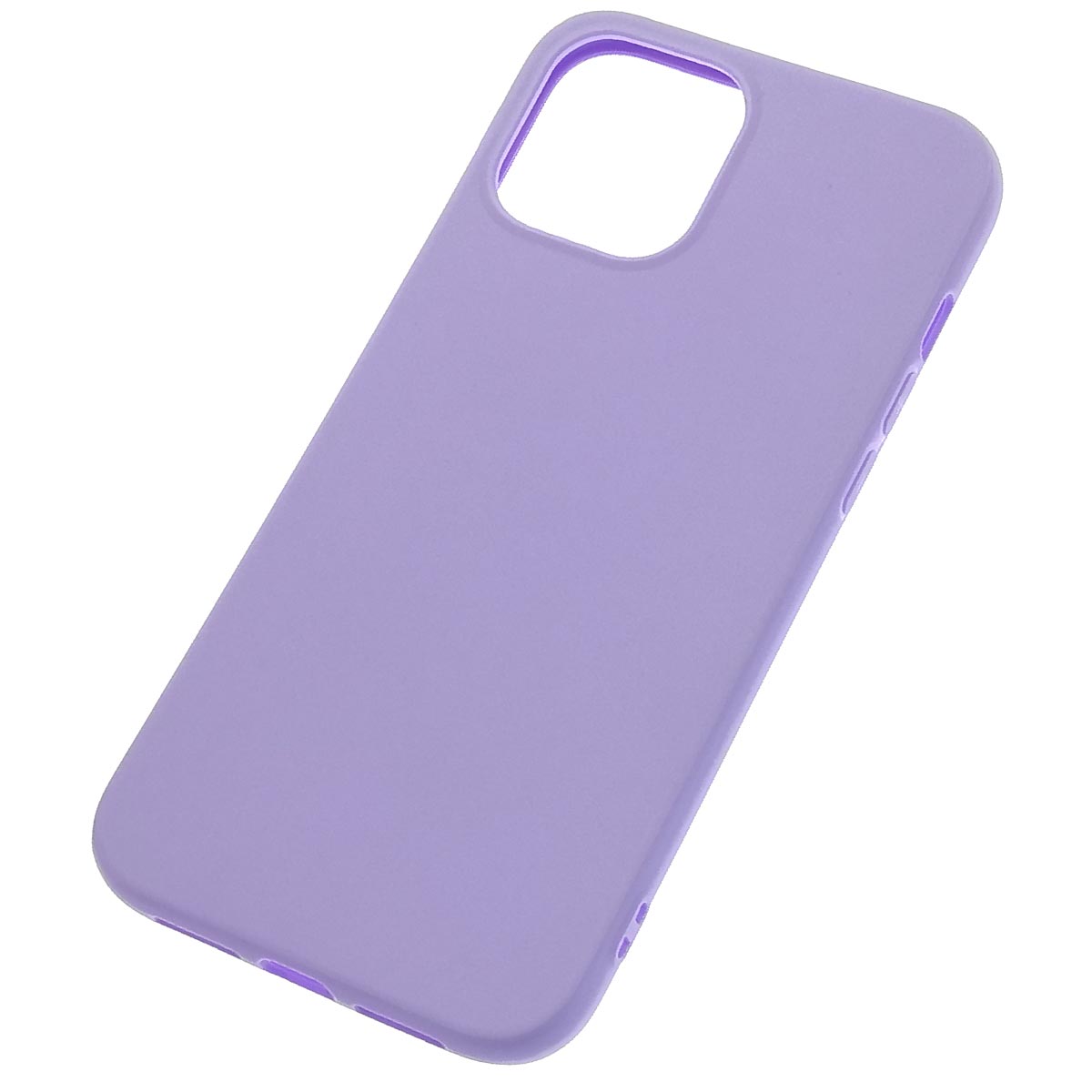Чехол накладка для APPLE iPhone 12 Pro MAX (6.7"), силикон, цвет сиреневый Чехол накладка для APPLE iPhone 12 Pro MAX (6.7"), силикон, цвет сиреневый