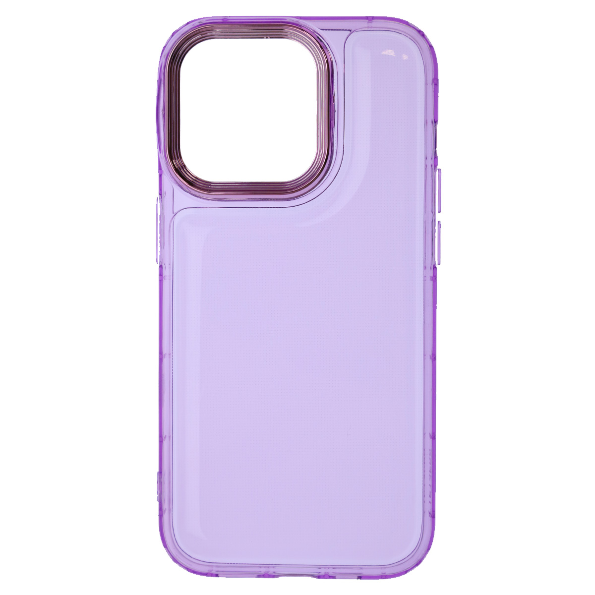 Чехол накладка AIR BAG для APPLE iPhone 14 Pro (6.1"), силикон, цвет прозрачно сиреневый