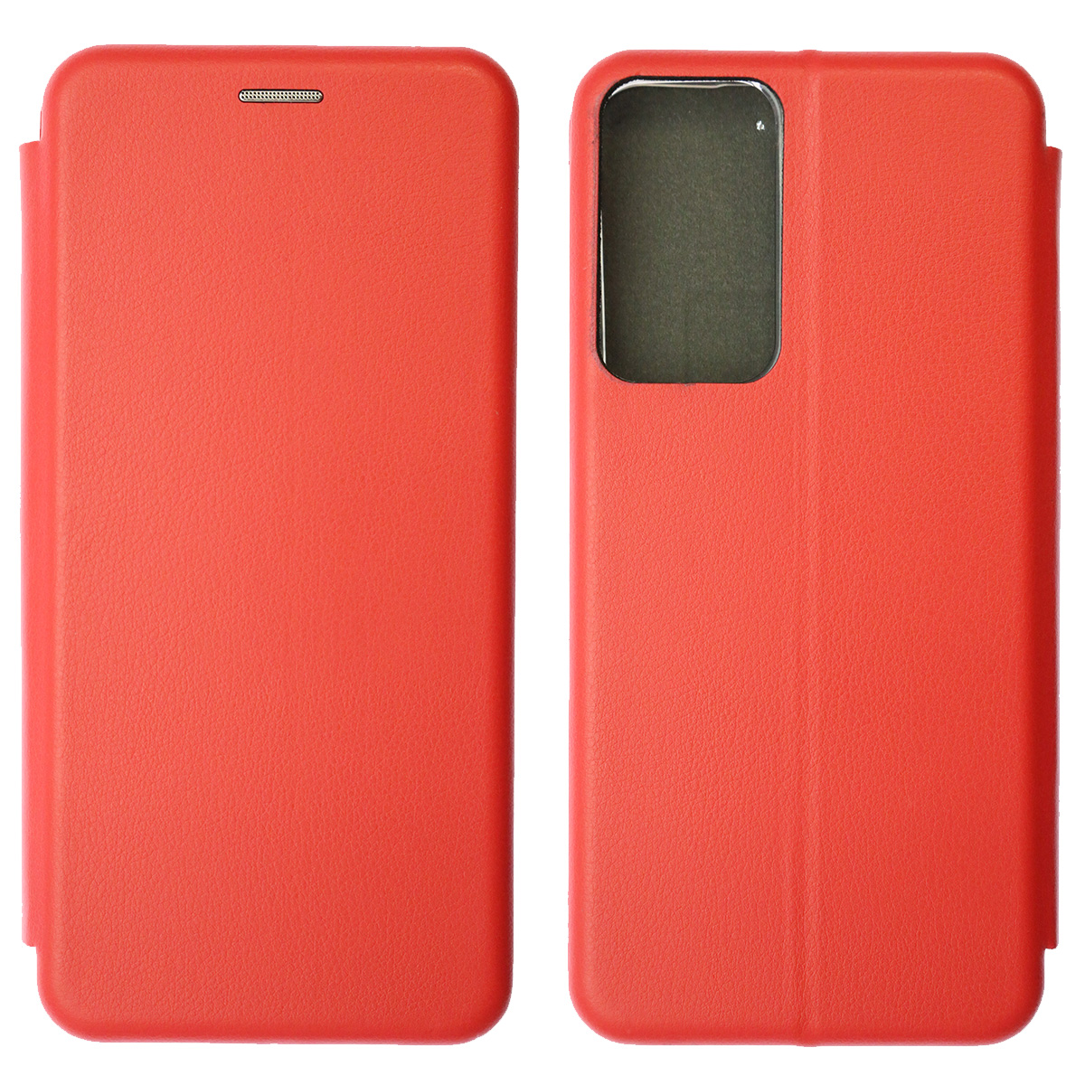 Чехол книжка STYLISH для TECNO POP 6 Pro, экокожа, визитница, цвет красный Чехол книжка STYLISH для TECNO POP 6 Pro, экокожа, визитница, цвет красный