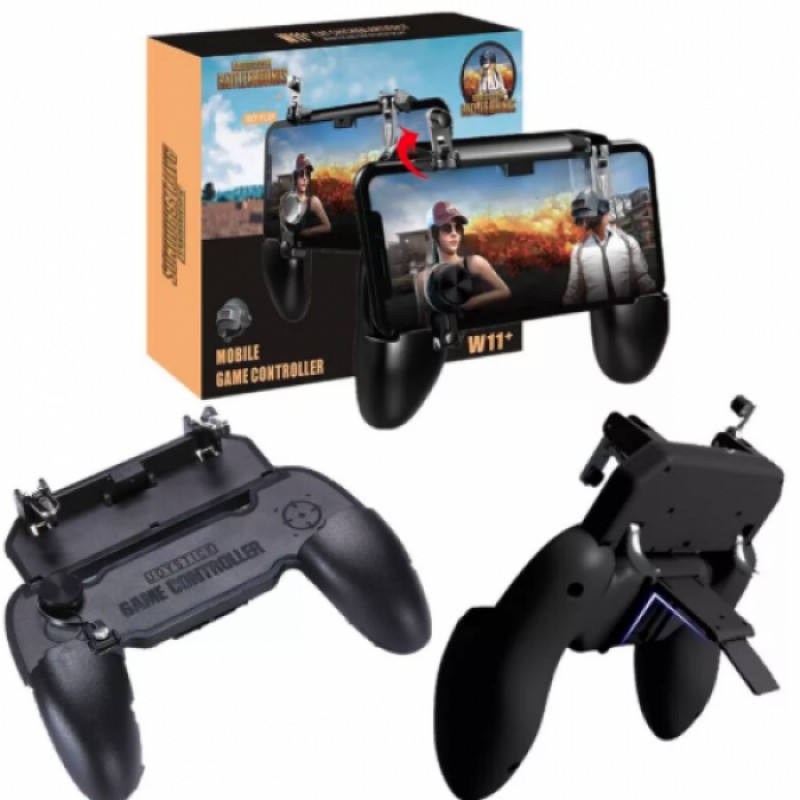 Триггер W11+ PUBG, Fortnite, CoD, GAMEPAD джойстик для смартфона универсальный | Последняя цена