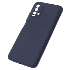 Чехол накладка SOFT TOUCH для XIAOMI Redmi 9T, силикон, матовый, цвет темно синий Чехол накладка SOFT TOUCH для XIAOMI Redmi 9T, силикон, матовый, цвет темно синий