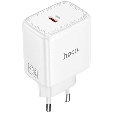 СЗУ (Сетевое зарядное устройство) HOCO N83 Profit GaN, PD40W, QC3.0, цвет белый
