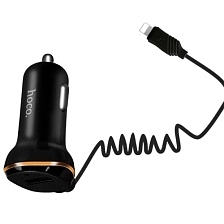 HOCO Z14 Автомобильное зарядное устройство HOCO Z14, 1xUSB 3.4A + витой кабель APPLE Lightning 8-pin. HOCO Z14 Автомобильное зарядное устройство HOCO Z14, 1xUSB 3.4A + витой кабель APPLE Lightning 8-pin.