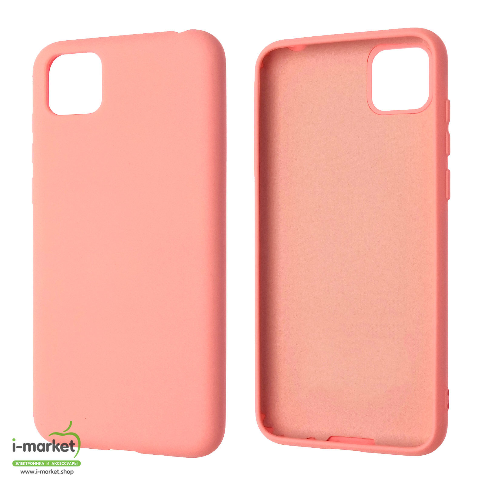 Чехол накладка Silicon Cover для HUAWEI Honor 9S (DUA-LX9), Y5P 2020, силикон, бархатный, цвет розовый Чехол накладка Silicon Cover для HUAWEI Honor 9S (DUA-LX9), Y5P 2020, силикон, бархатный, цвет розовый