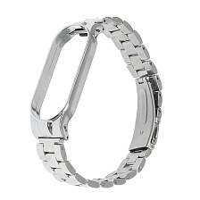 Ремешок для Xiaomi Mi Band 5, металл, цвет серебристый Ремешок для Xiaomi Mi Band 5, металл, цвет серебристый