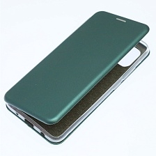 Чехол книжка STYLISH для XIAOMI Redmi A1 Plus, Redmi A2 Plus, POCO C51, экокожа, визитница, цвет темно зеленый