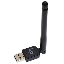 Wi-Fi адаптер с антенной LP-UW10-2DB, скорость 150 Мб/с, 2.4 ГГц, цвет черный Wi-Fi адаптер с антенной LP-UW10-2DB, скорость 150 Мб/с, 2.4 ГГц, цвет черный