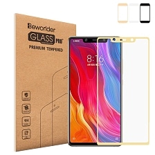 Защитное стекло 5D Full Glass /полный экран, упак-картон/ для Xiaomi Mi 8 золото. Защитное стекло 5D Full Glass /полный экран, упак-картон/ для Xiaomi Mi 8 золото.