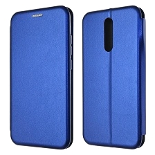 Чехол книжка STYLISH для XIAOMI Redmi 8, экокожа, визитница, цвет синий Чехол книжка STYLISH для XIAOMI Redmi 8, экокожа, визитница, цвет синий