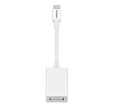 OTG-переходник EARLDOM ET-OT48 c USB на APPLE Lightning 8 pin, пластик, белый OTG-переходник EARLDOM ET-OT48 c USB на APPLE Lightning 8 pin, пластик, белый