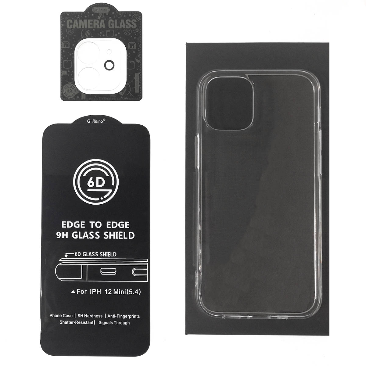 Комплект 3 в 1 G-Rhino для APPLE iPhone 12 mini (5.4") Комплект 3 в 1 G-Rhino для APPLE iPhone 12 mini (5.4")