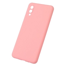 Чехол накладка для SAMSUNG Galaxy A02 (SM-A022G/DS), силикон, цвет розовый Чехол накладка для SAMSUNG Galaxy A02 (SM-A022G/DS), силикон, цвет розовый