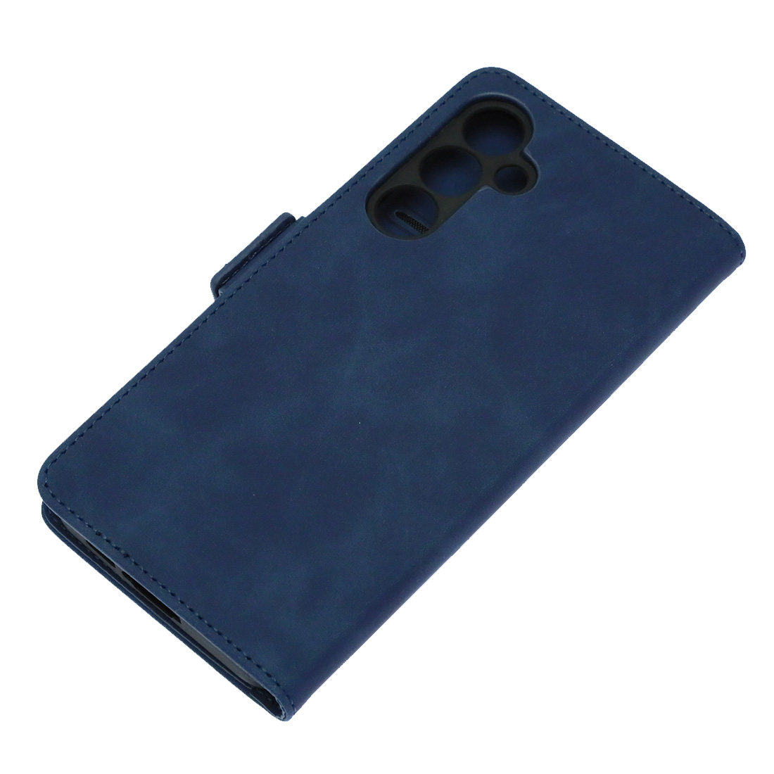 Чехол книжка NICE для SAMSUNG Galaxy A55 5G, защита камеры, экокожа, визитница, цвет темно синий Чехол книжка NICE для SAMSUNG Galaxy A55 5G, защита камеры, экокожа, визитница, цвет темно синий