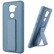 Чехол накладка L NANO для XIAOMI Redmi Note 9, силикон, держатель, цвет голубой Чехол накладка L NANO для XIAOMI Redmi Note 9, силикон, держатель, цвет голубой