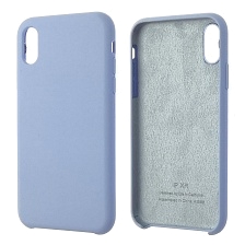 Чехол накладка Silicon Case для APPLE iPhone XR, силикон, бархат, цвет бледно сиреневый Чехол накладка Silicon Case для APPLE iPhone XR, силикон, бархат, цвет бледно сиреневый
