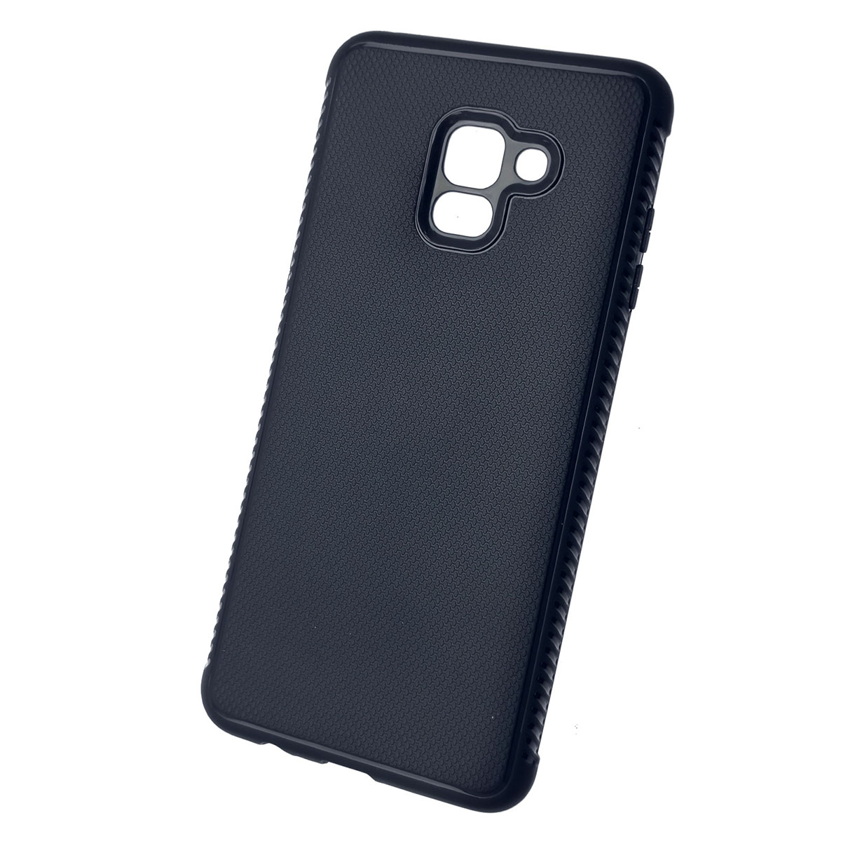 Чехол накладка Weave для SAMSUNG Galaxy A8 Plus (SM A730F), перфорированная, силикон, матовый, цвет темно синий. Чехол накладка Weave для SAMSUNG Galaxy A8 Plus (SM A730F), перфорированная, силикон, матовый, цвет темно синий.