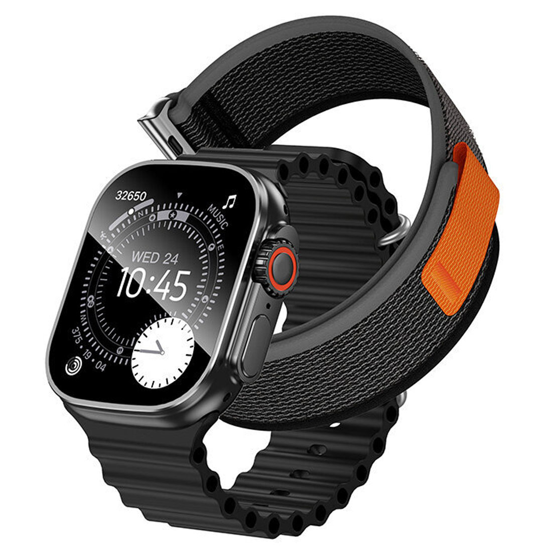 Смарт часы HOCO Y42 Ultra Smart Watch (Call Version), дисплей 2.1", IP67, 2 ремешка, цвет черный