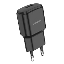 СЗУ (Сетевое зарядное устройство) BOROFONE BA48A Orion, 2.1A, 1 USB, цвет черный СЗУ (Сетевое зарядное устройство) BOROFONE BA48A Orion, 2.1A, 1 USB, цвет черный