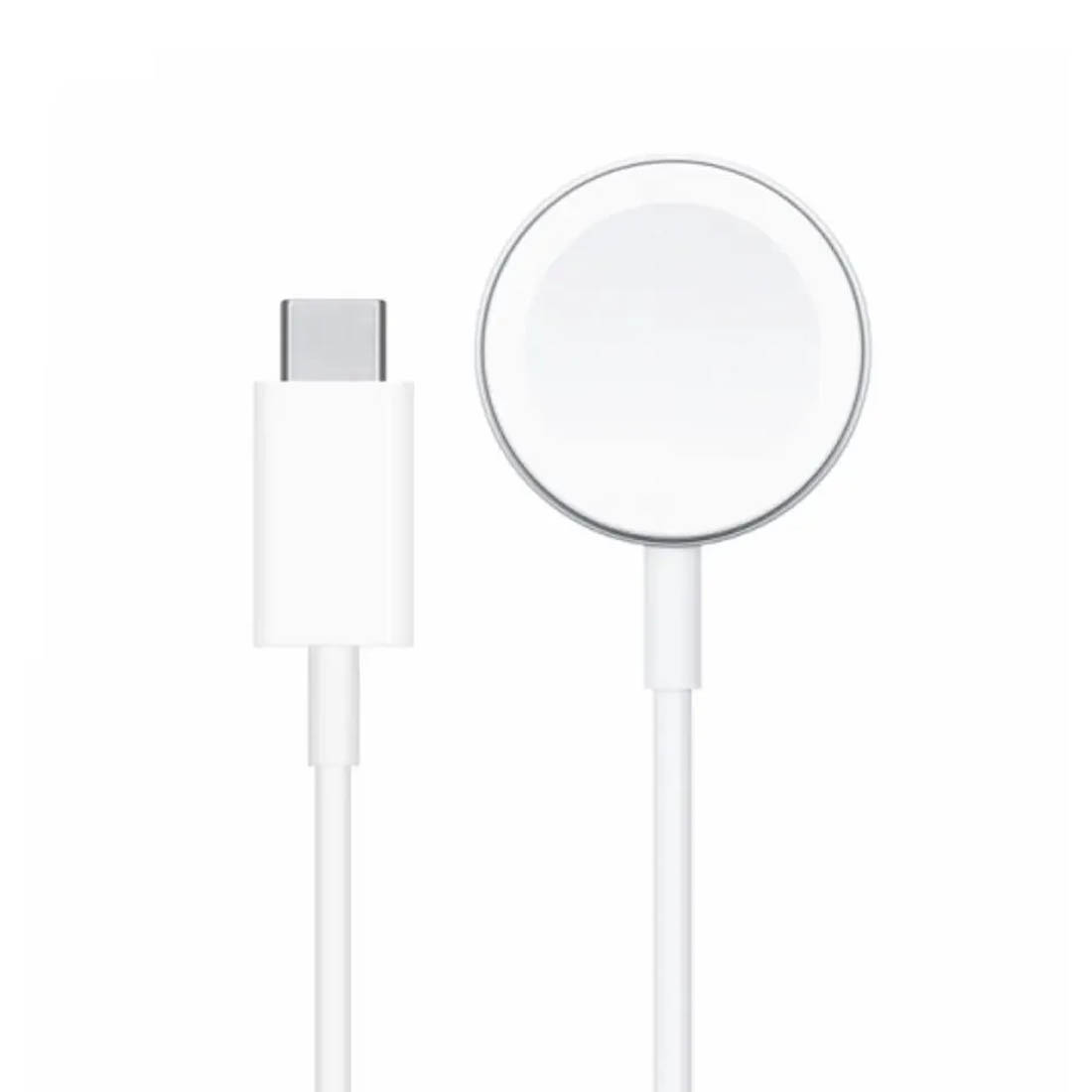 Зарядка NTM FM1-130 для смарт часов, длина 1 метр, цвет бело серебристый