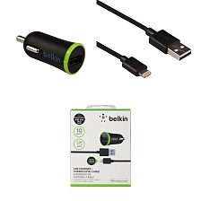 АЗУ "Belkin" 2,1A USB выходом + USB кабель Apple 8 pin BK668 (F8J078bt04-BLK) (черный/коробка). АЗУ "Belkin" 2,1A USB выходом + USB кабель Apple 8 pin BK668 (F8J078bt04-BLK) (черный/коробка).