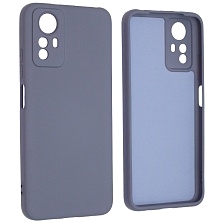 Чехол накладка NANO для XIAOMI Redmi Note 12S, силикон, бархат, цвет космический серый Чехол накладка NANO для XIAOMI Redmi Note 12S, силикон, бархат, цвет космический серый
