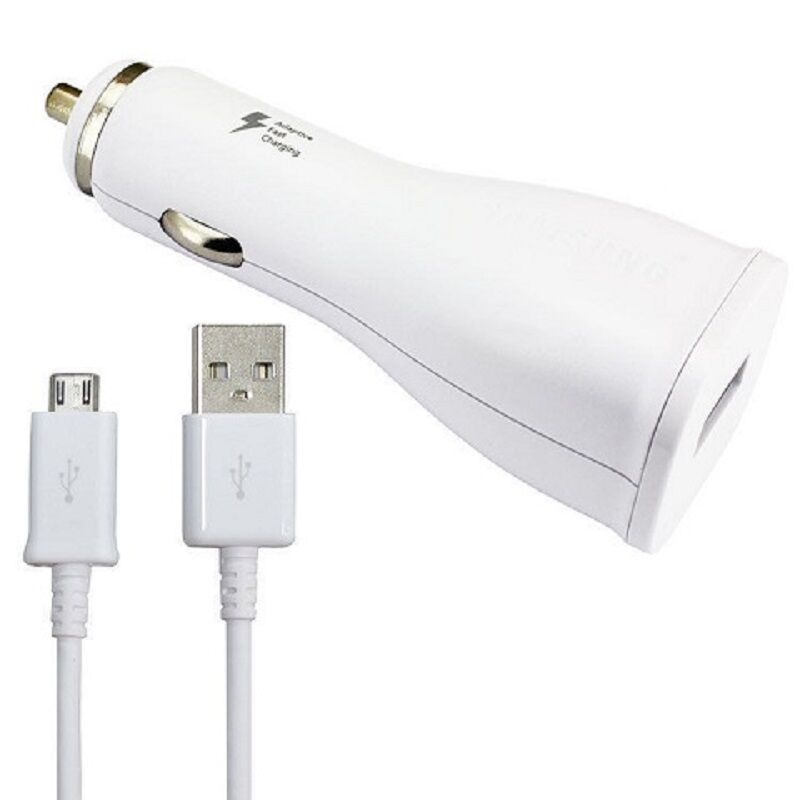 АЗУ SAMSUNG Micro 2в1 Fast charge 2mAh (1USB), цвет белый.