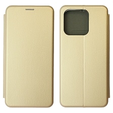Чехол книжка STYLISH для XIAOMI Redmi 12C, POCO C55, экокожа, визитница, цвет золотистый Чехол книжка STYLISH для XIAOMI Redmi 12C, POCO C55, экокожа, визитница, цвет золотистый