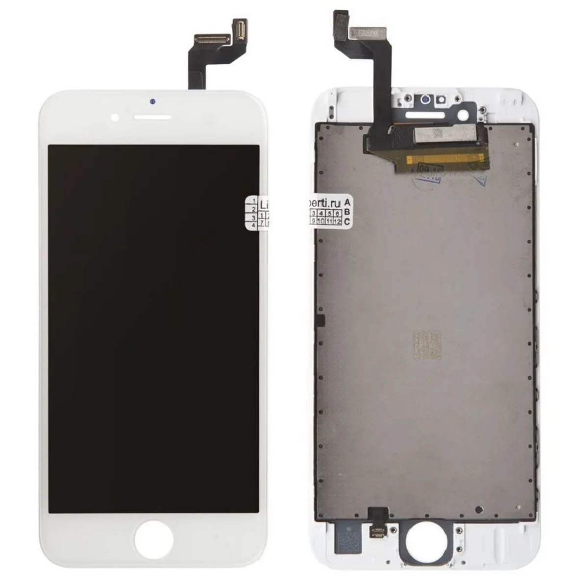 LCD дисплей с тачскрином для APPLE iPhone 6S, 1-я категория, цвет белый LCD дисплей с тачскрином для APPLE iPhone 6S, 1-я категория, цвет белый
