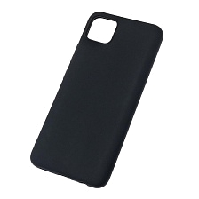Чехол накладка SOFT TOUCH для Realme C11 2020, силикон, матовый, цвет черный