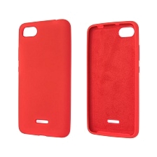 Чехол накладка Silicon Cover для XIAOMI Redmi 6A, силикон, бархат, цвет красный. Чехол накладка Silicon Cover для XIAOMI Redmi 6A, силикон, бархат, цвет красный.