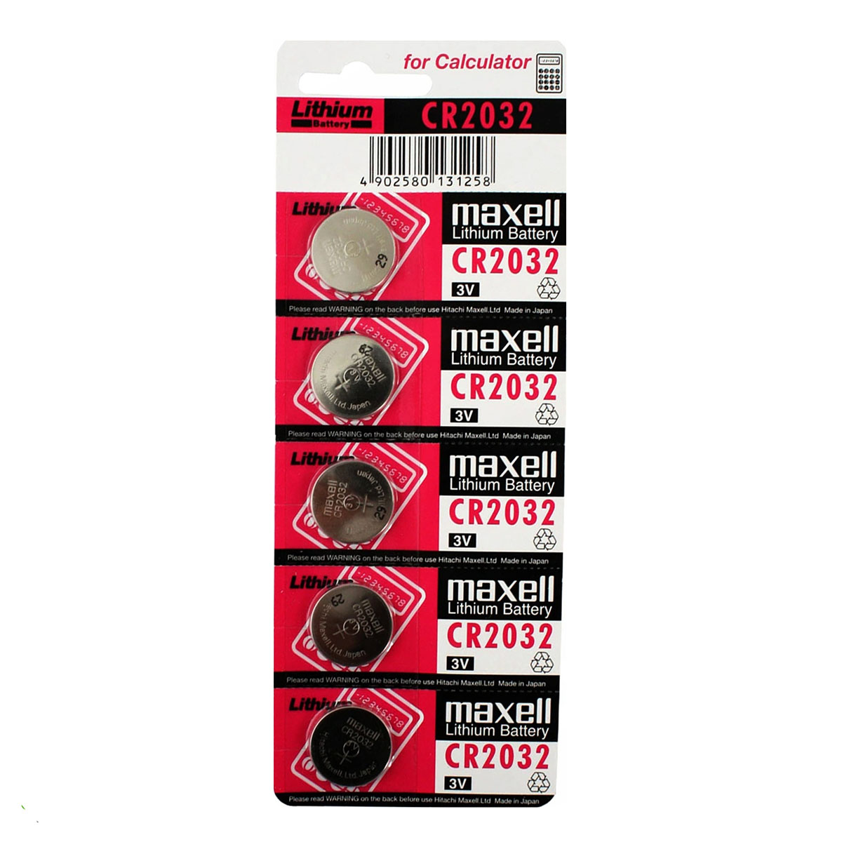 Батарейка MAXELL CR 2032 BL5 Lithium 3V