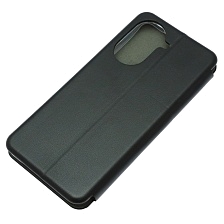 Чехол книжка STYLISH для XIAOMI Redmi A5, POCO C71, экокожа, визитница, цвет черный