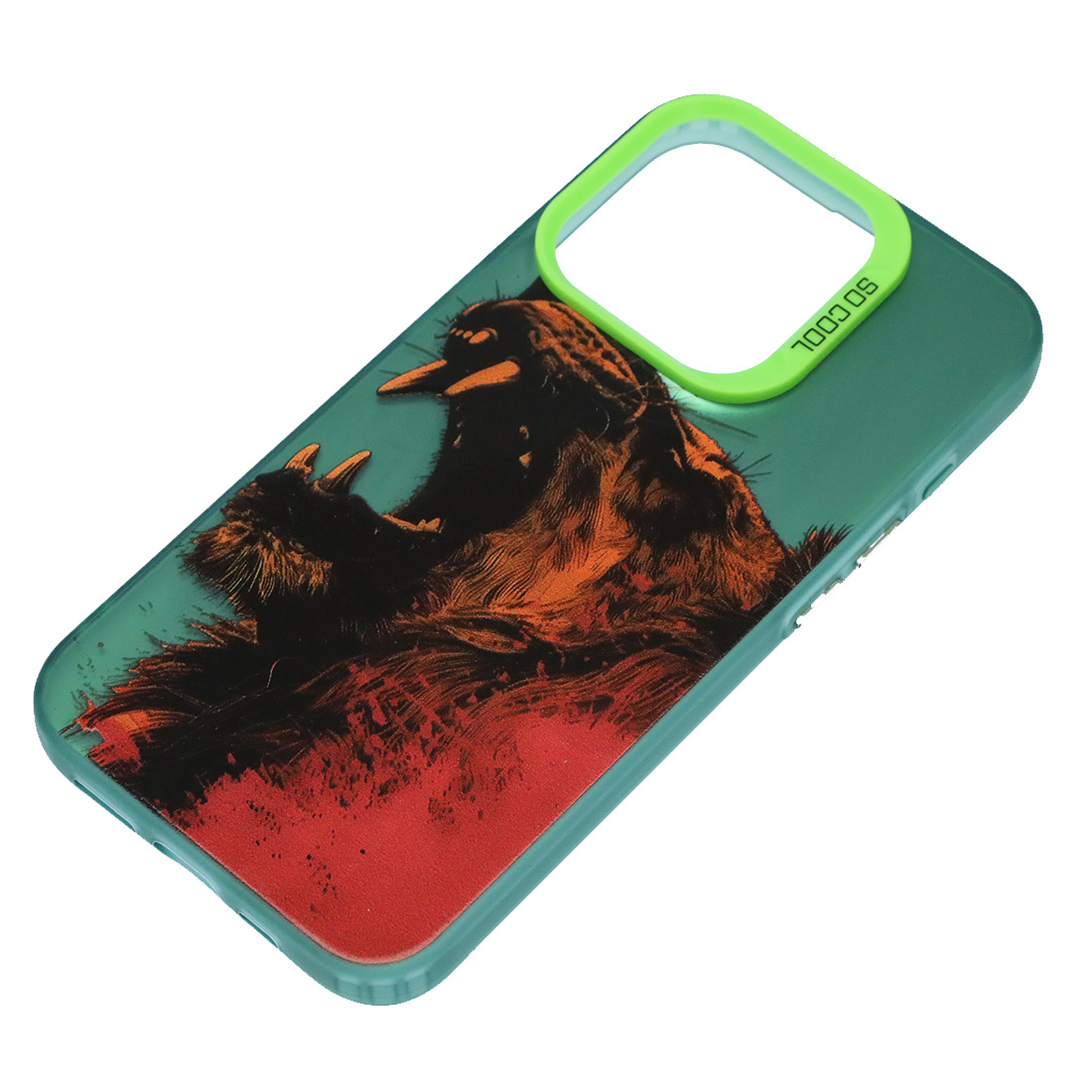 Чехол накладка для APPLE iPhone 15 Pro (6.1"), пластик, силикон, рисунок Рычащий лев Чехол накладка для APPLE iPhone 15 Pro (6.1"), пластик, силикон, рисунок Рычащий лев