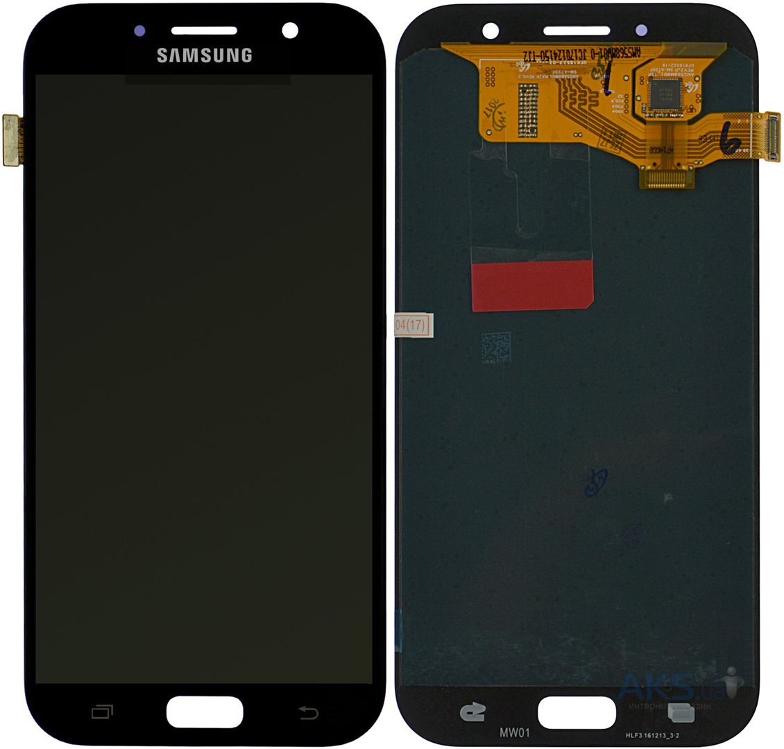 Дисплей в сборе с тачскрином для SAMSUNG Galaxy A7 2017 (SM-A720F), тип матрицы OLED, цвет черный Дисплей в сборе с тачскрином для SAMSUNG Galaxy A7 2017 (SM-A720F), тип матрицы OLED, цвет черный