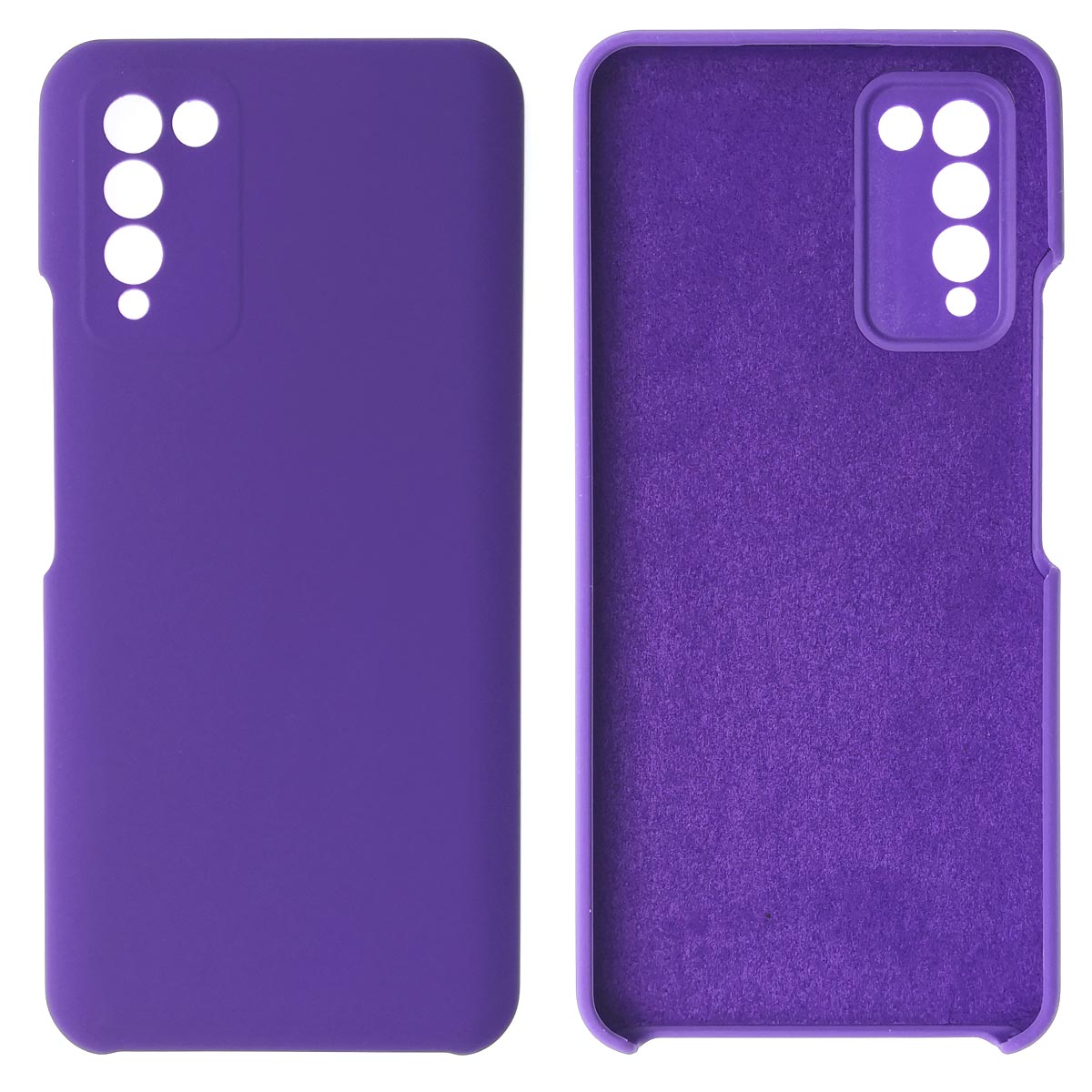 Чехол накладка Silicon Cover для HUAWEI Honor 10X Lite, силикон, бархат, цвет индиго Чехол накладка Silicon Cover для HUAWEI Honor 10X Lite, силикон, бархат, цвет индиго