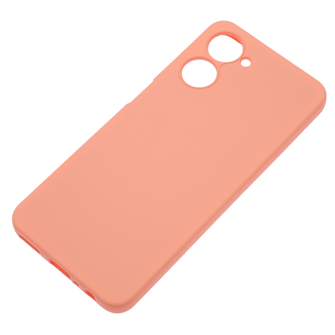 Чехол накладка NANO для Realme 10 4G, защита камеры, силикон, бархат, цвет розовый Чехол накладка NANO для Realme 10 4G, защита камеры, силикон, бархат, цвет розовый