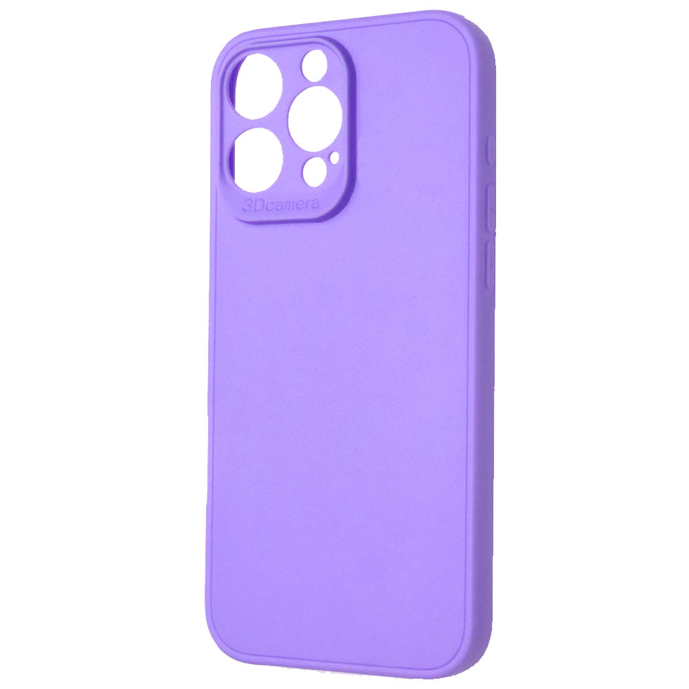 Чехол накладка для APPLE iPhone 16 Pro Max, защита камеры, силикон, цвет сиреневый