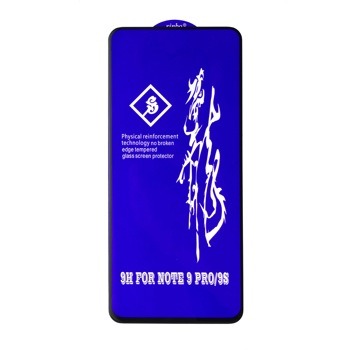 Защитное стекло 6D Rinbo для XIAOMI Redmi Note 9, Note 9S, Note 9 Pro, SAMSUNG Galaxy A71, A81, Note 10 lite, цвет окантовки черный