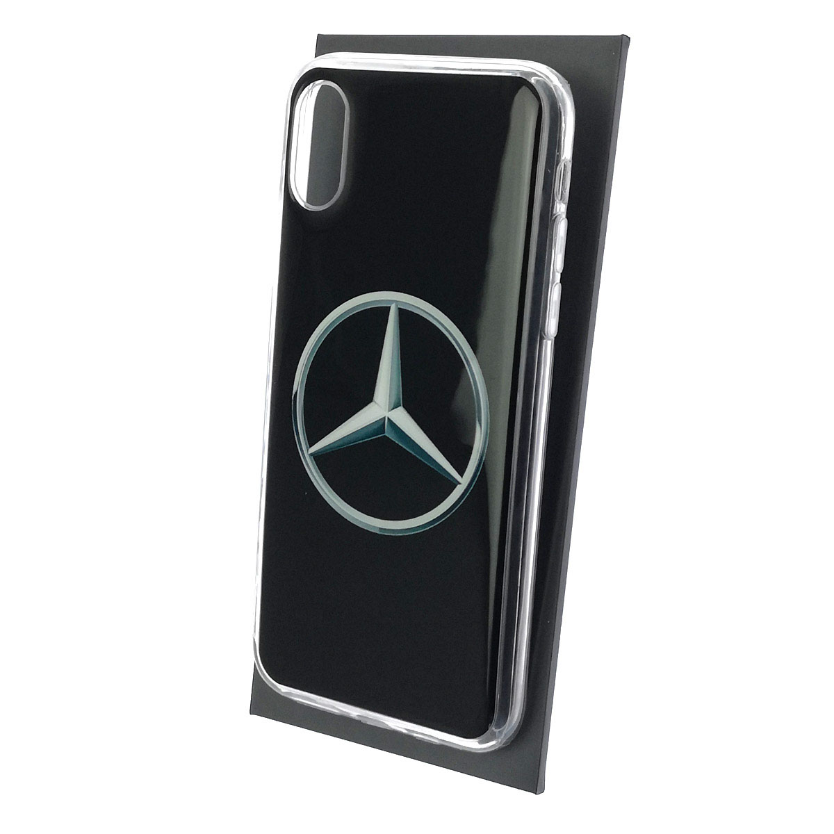 Чехол накладка для APPLE iPhone X, iPhone XS, силикон, глянцевый, рисунок Знак Mercedes Чехол накладка для APPLE iPhone X, iPhone XS, силикон, глянцевый, рисунок Знак Mercedes
