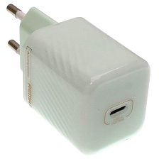 СЗУ (Сетевое зарядное устройство) REMAX RP-U91 GaN ICE CUBES, 30W, 1 USB Type C, QC3.0, цвет светло зеленый СЗУ (Сетевое зарядное устройство) REMAX RP-U91 GaN ICE CUBES, 30W, 1 USB Type C, QC3.0, цвет светло зеленый