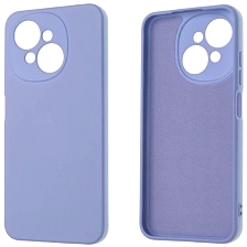 Чехол накладка NANO для TECNO POP 9 4G, SPARK GO 1, защита камеры, силикон, бархат, цвет васильковый Чехол накладка NANO для TECNO POP 9 4G, SPARK GO 1, защита камеры, силикон, бархат, цвет васильковый