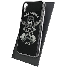 Чехол накладка для APPLE iPhone XR, силикон, глянцевый, рисунок Motorbike Club Чехол накладка для APPLE iPhone XR, силикон, глянцевый, рисунок Motorbike Club