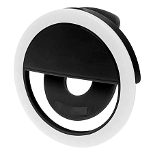 Кольцевая LED лампа M06 на смартфон, селфи кольцо, селфи подсветка, световое кольцо, цвет черный. Кольцевая LED лампа M06 на смартфон, селфи кольцо, селфи подсветка, световое кольцо, цвет черный.