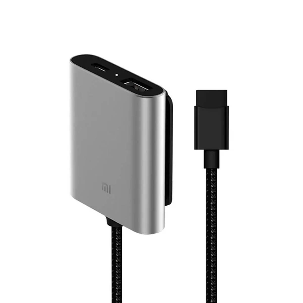Удлинитель для XIAOMI Car Charger QC 3.0 USB-A + USB-C Silver (CCPJ01ZM), цвет серебристый Удлинитель для XIAOMI Car Charger QC 3.0 USB-A + USB-C Silver (CCPJ01ZM), цвет серебристый