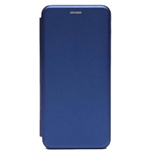 Чехол книжка STYLISH для SAMSUNG Galaxy A11 (SM-A115), Galaxy M11 (M115), экокожа, визитница, цвет синий