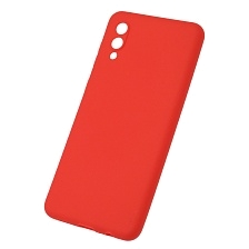 Чехол накладка для SAMSUNG Galaxy A02 (SM-A022G/DS), силикон, цвет красный Чехол накладка для SAMSUNG Galaxy A02 (SM-A022G/DS), силикон, цвет красный