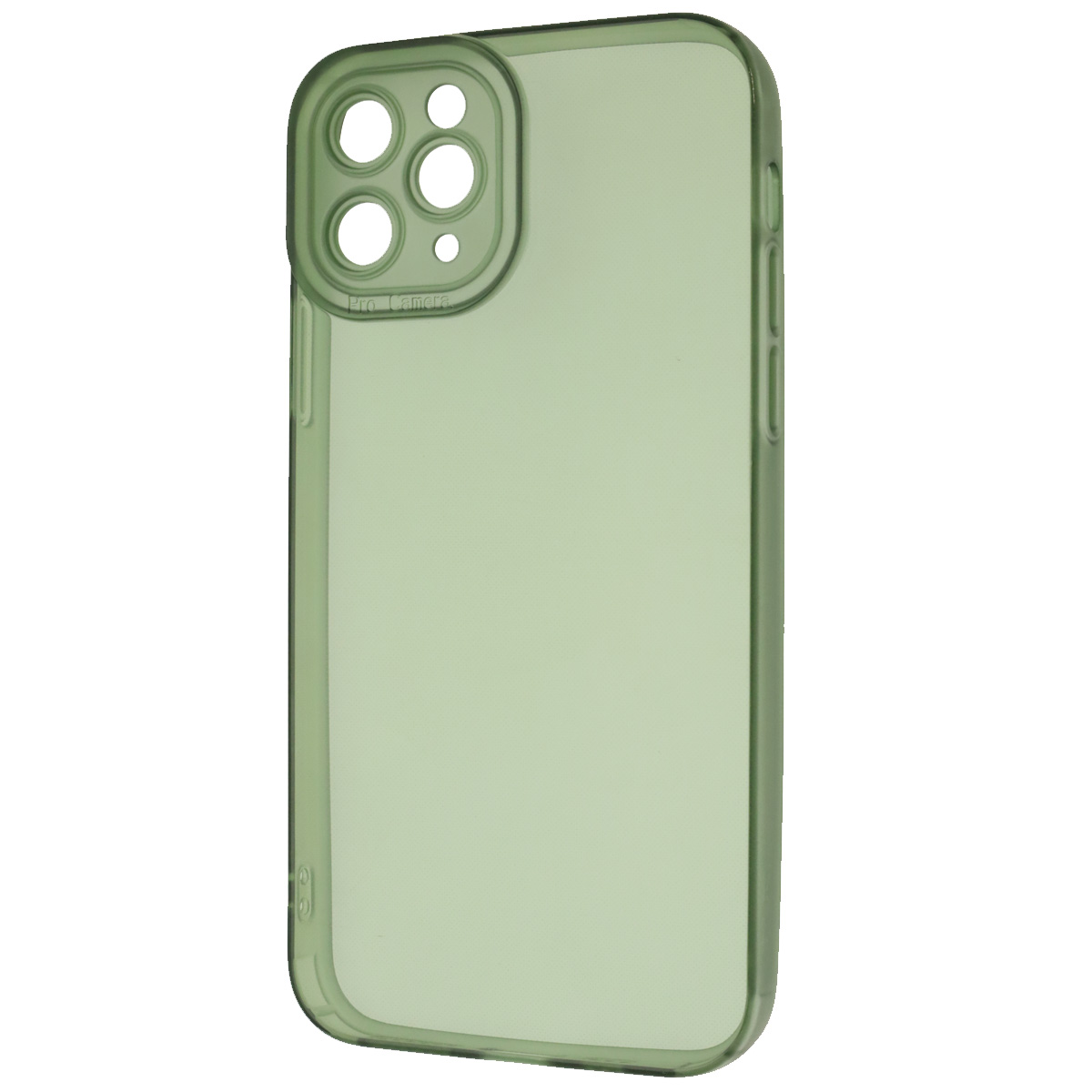 Чехол накладка CATEYES для APPLE iPhone 11 Pro, защита камеры, силикон, цвет прозрачно зеленый Чехол накладка CATEYES для APPLE iPhone 11 Pro, защита камеры, силикон, цвет прозрачно зеленый