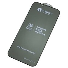Защитное стекло Антишпион G-Rhino для APPLE iPhone 13 (6.1"), iPhone 13 Pro (6.1"), iPhone 14 (6.1"), iPhone 16e (6.1"), цвет окантовки черный (Тип 2)