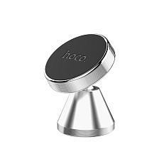 Автомобильный магнитный держатель HOCO CA46 Metal, клейкая основа, цвет серебристый. Автомобильный магнитный держатель HOCO CA46 Metal, клейкая основа, цвет серебристый.