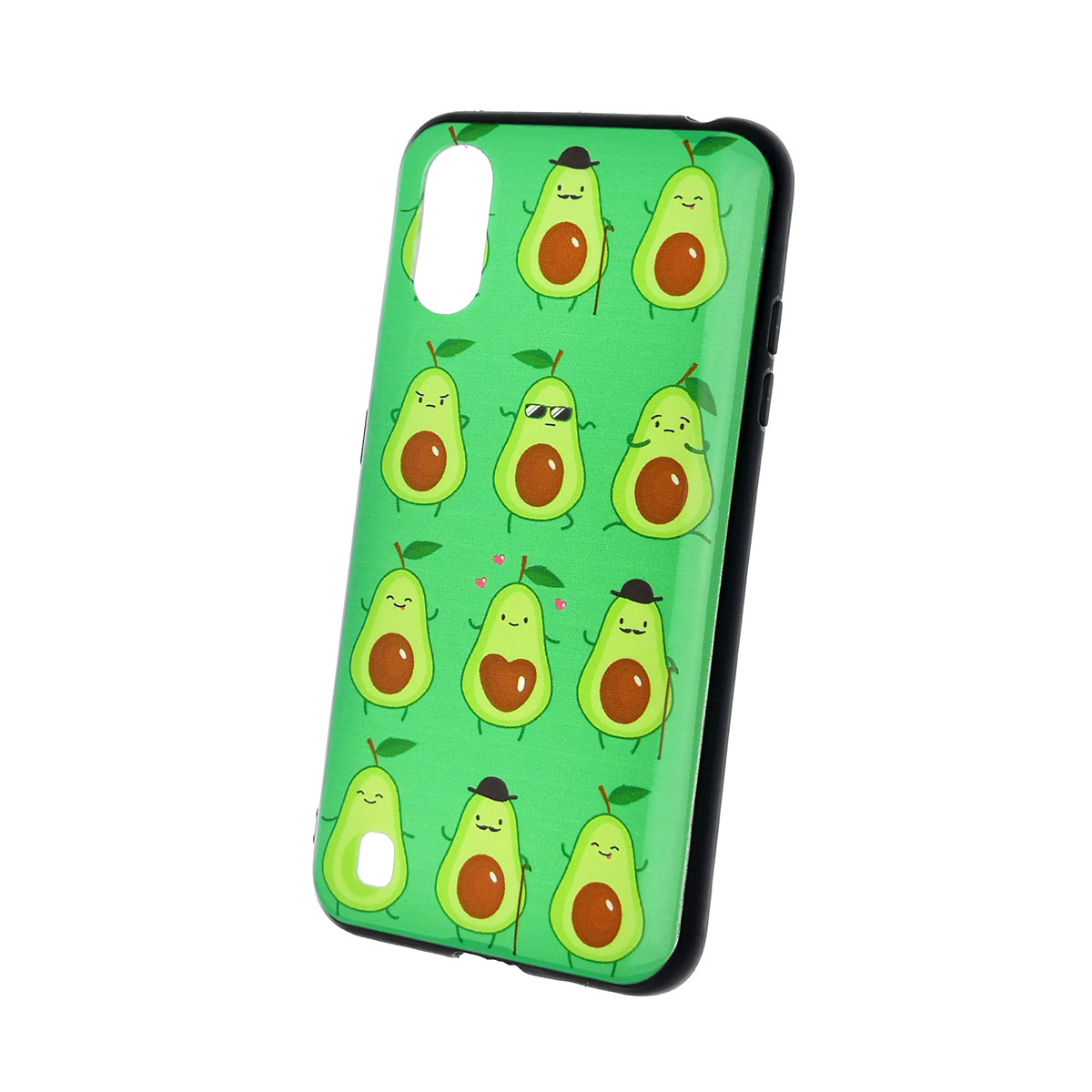 Чехол накладка для SAMSUNG Galaxy A01 (SM-A015F), силикон, рисунок Авокадо Танцы. Чехол накладка для SAMSUNG Galaxy A01 (SM-A015F), силикон, рисунок Авокадо Танцы.